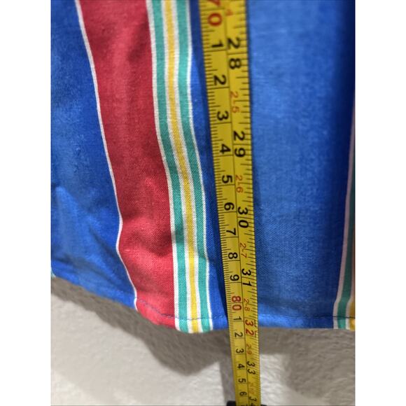 Duxbak Men’s XL Stripped Vintage Shirt, Y2K Cotton, Great Cond! L 32”, Chest 52” - Picture 9 of 16